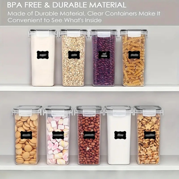 24-Piece BPA-Free Airtight Food Storage Containers Set – Includes Labels - Picture 4 of 6